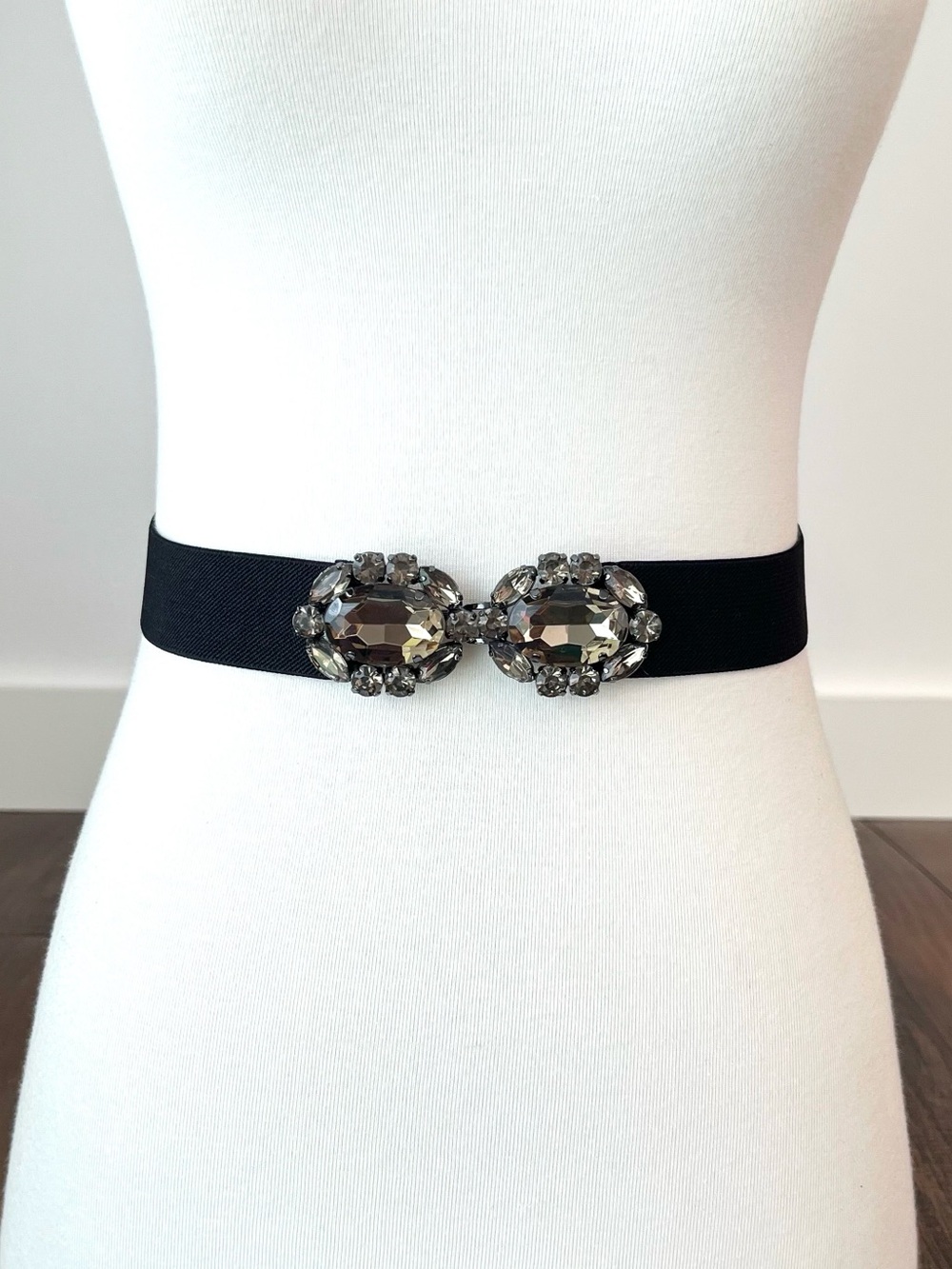 BCBG Maxazria Beaded Embellished Stretch Belt Formal Special Occasion Size 4